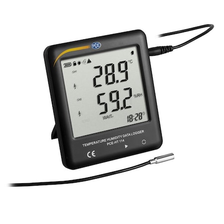 Pce Instruments Thermo-Hygrometer, Memory for 25,920 readings PCE-HT 114